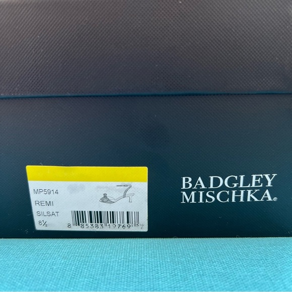 NIB - Badgley Mischka Remi Open Toe Kitten Heel - Size 8.5 - Picture 7 of 14
